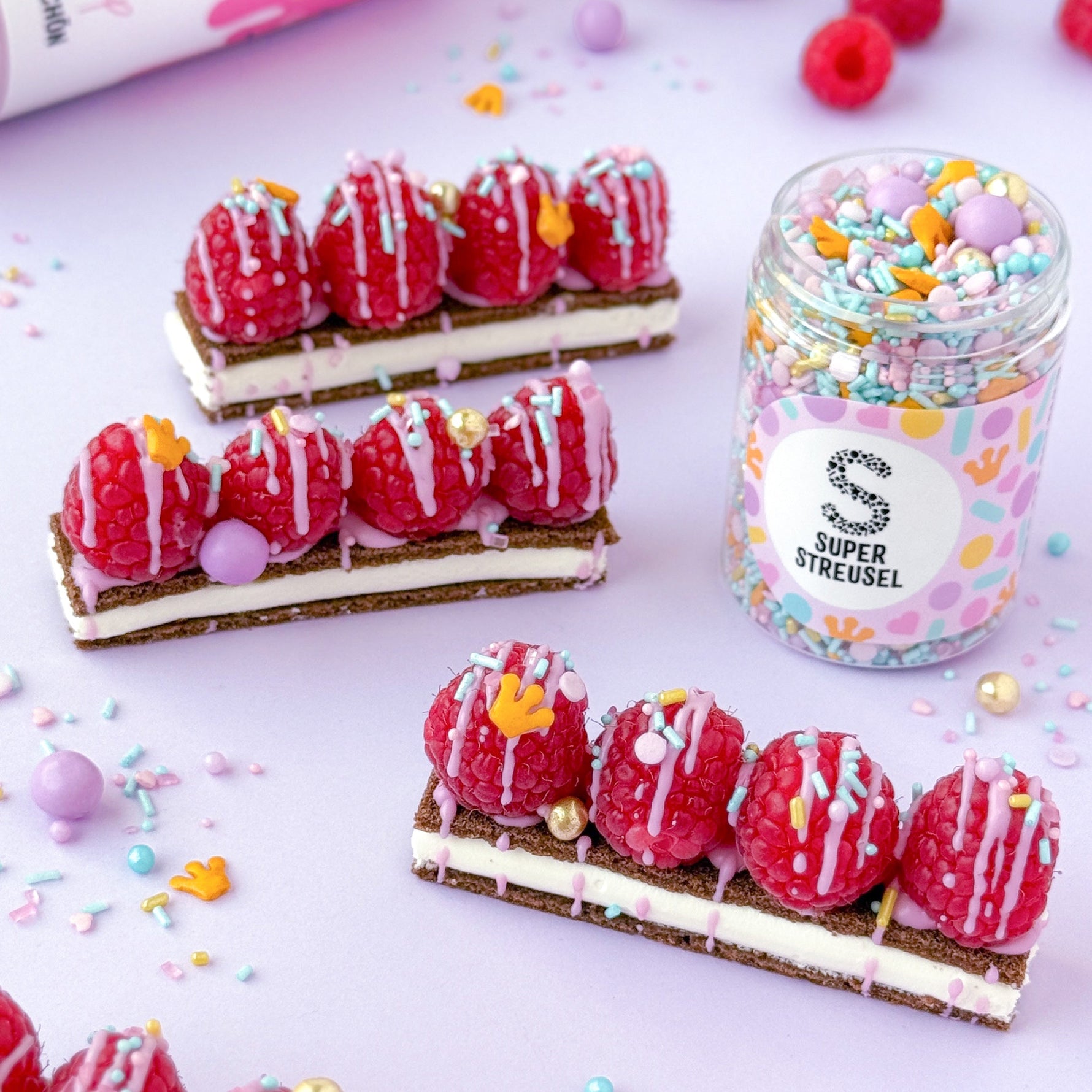 No bake HimbeerSchokoSchnitte
