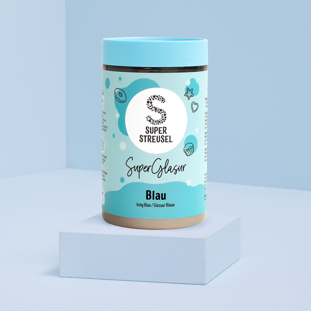 SuperGlasur Blau