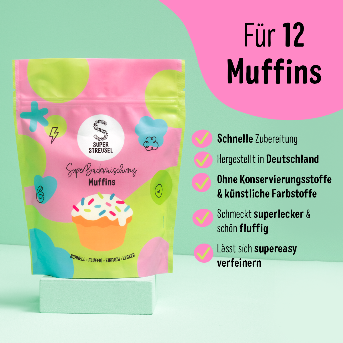 SuperBackmischung Muffins - SuperWoche