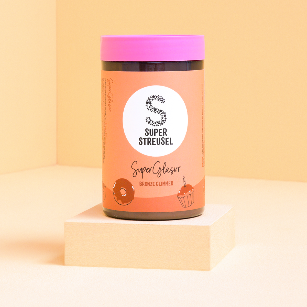 SuperGlasur Bronze Glimmer 175g | Super Streusel | glitzernde ... SuperGlasur Bronze Glimmer 175g | Super Streusel | glitzernde ...