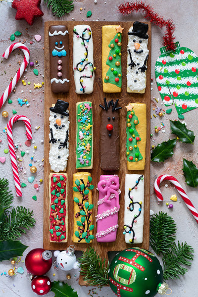 Weihnachtliche Cookie Sticks