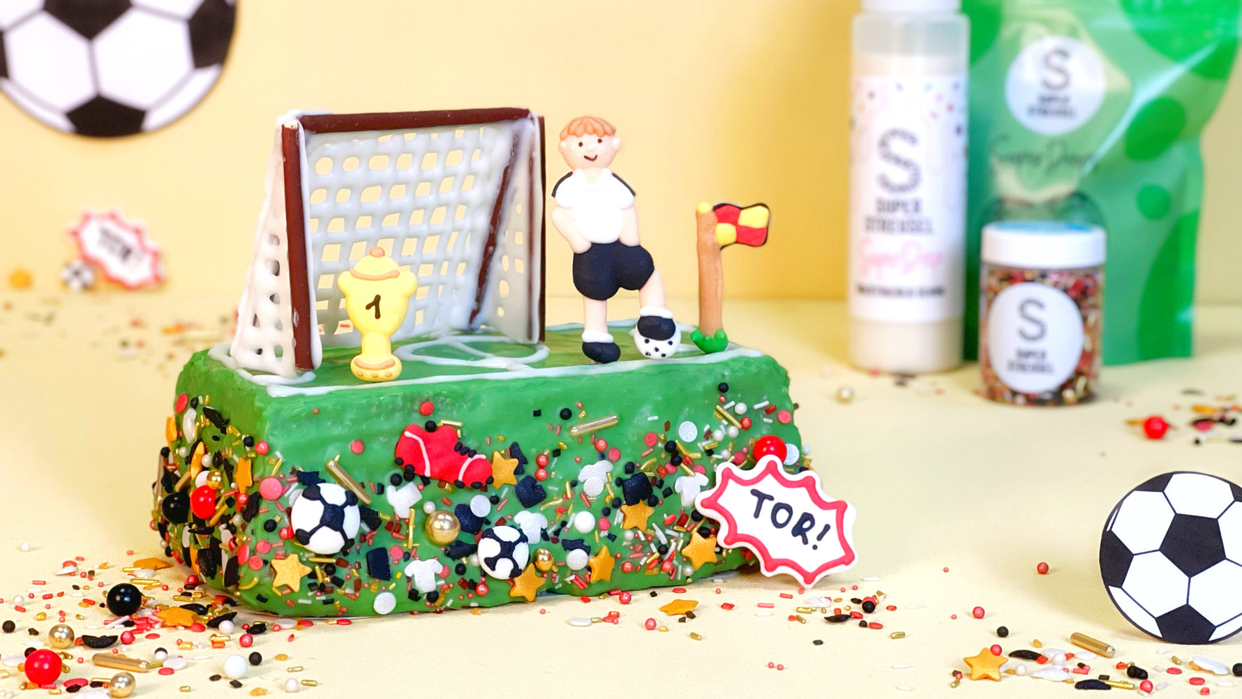 Fußball Kastenkuchen 