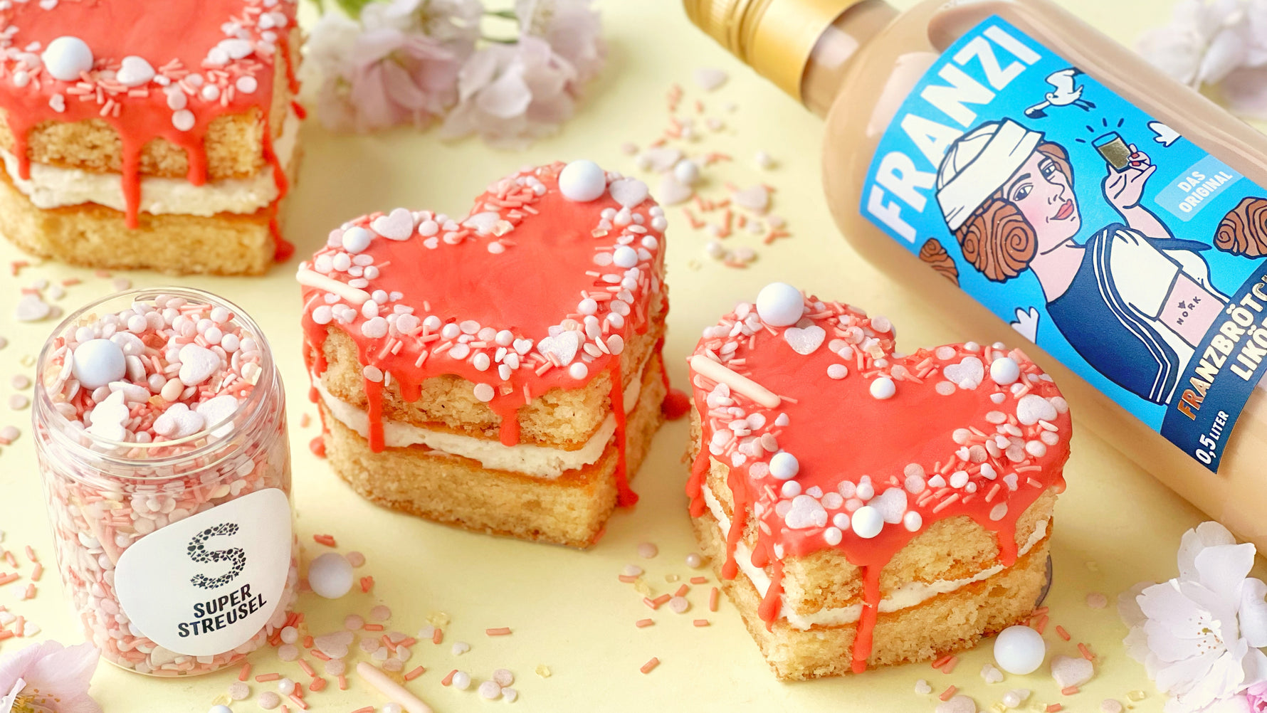 FranziFranzbrötchenLikör HerzTörtchen  