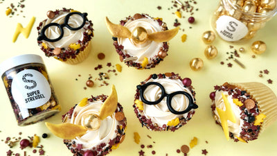 Cupcakes für eine HarryPotterMottoparty