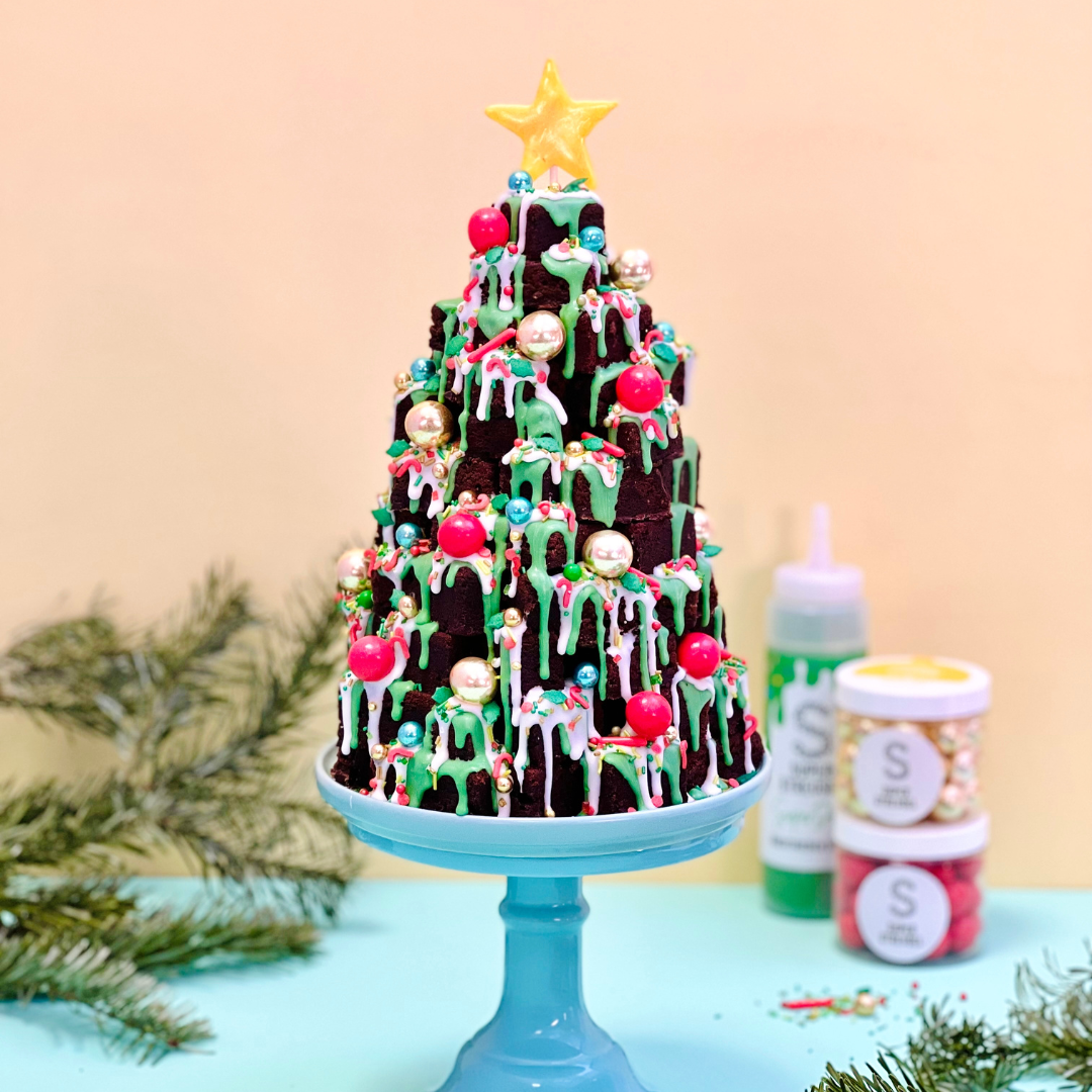 Brownie Weihnachtsbaum