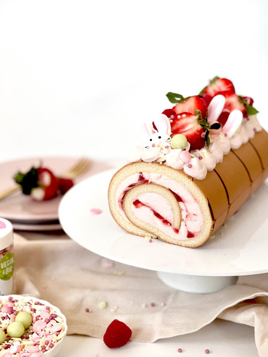 OsterRolle mit Erdbeere