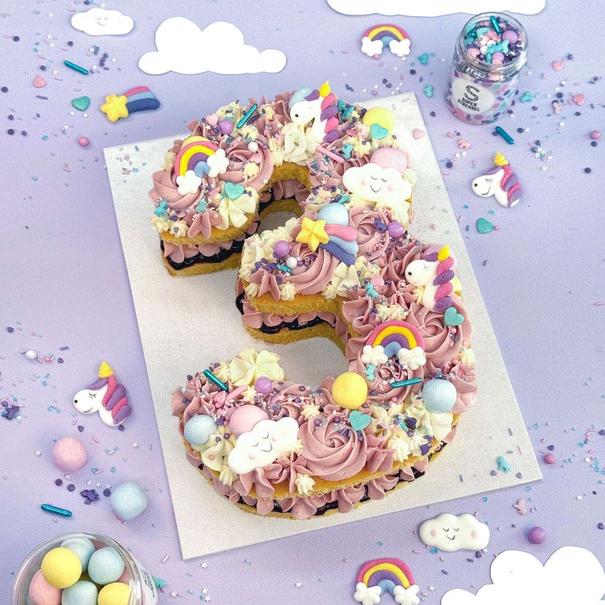 Einhorn NumberCake