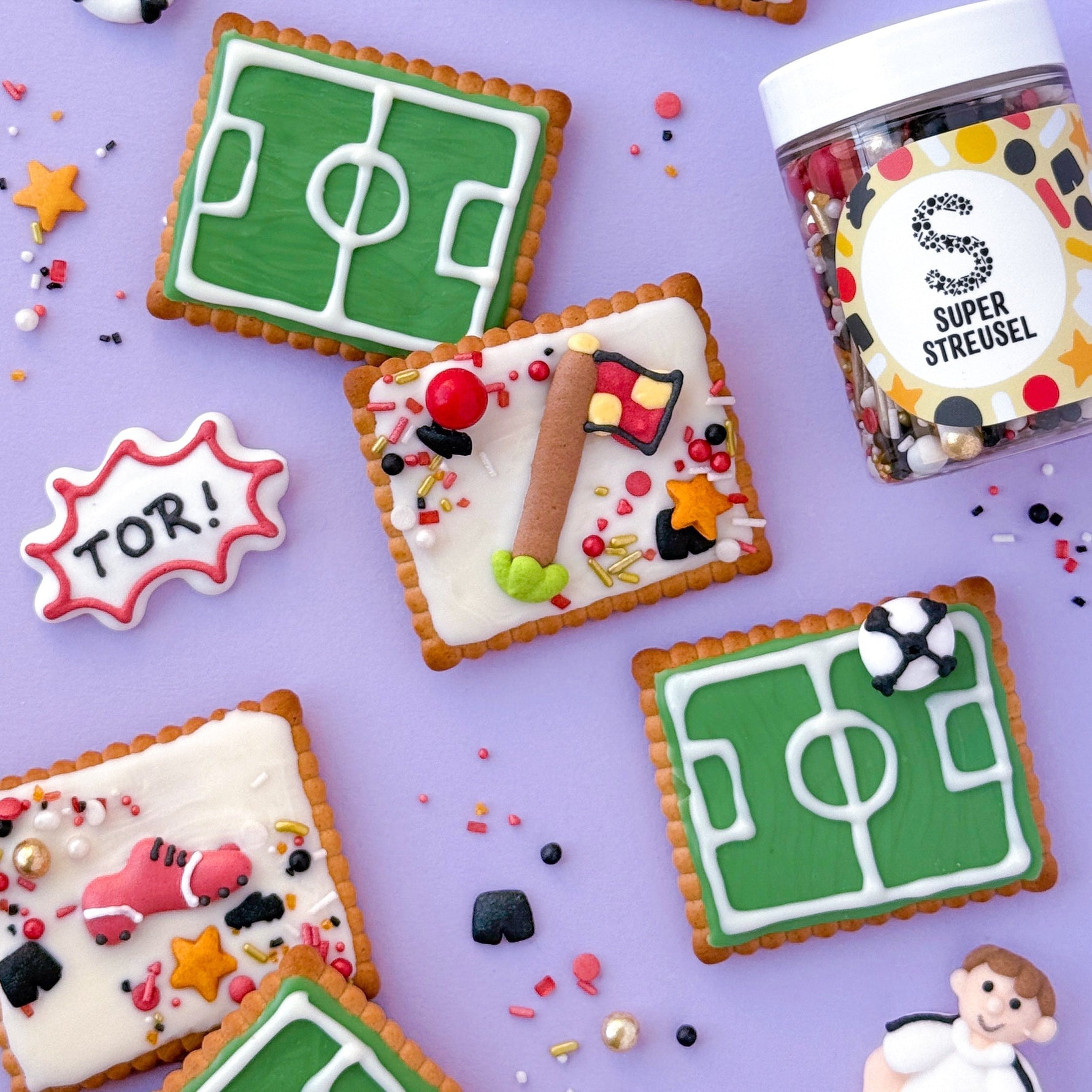 Fußball Butterkekse