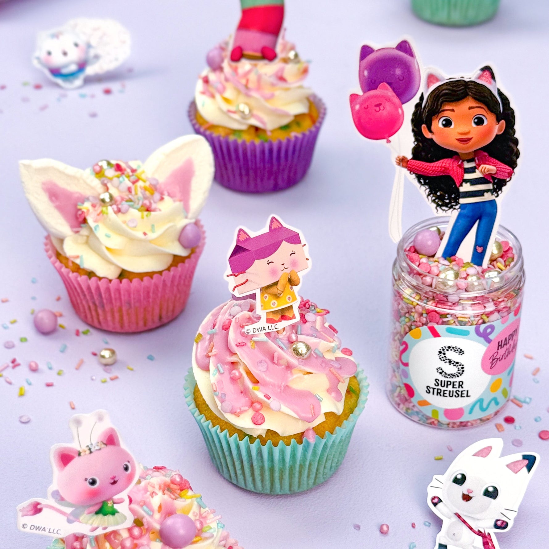 Gabby's Dollhouse Cupcakes