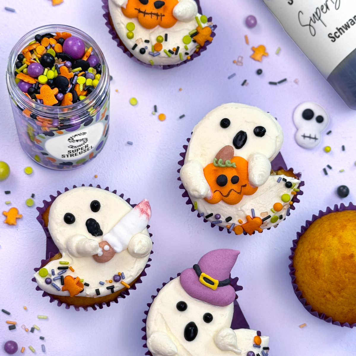Geister Cupcakes