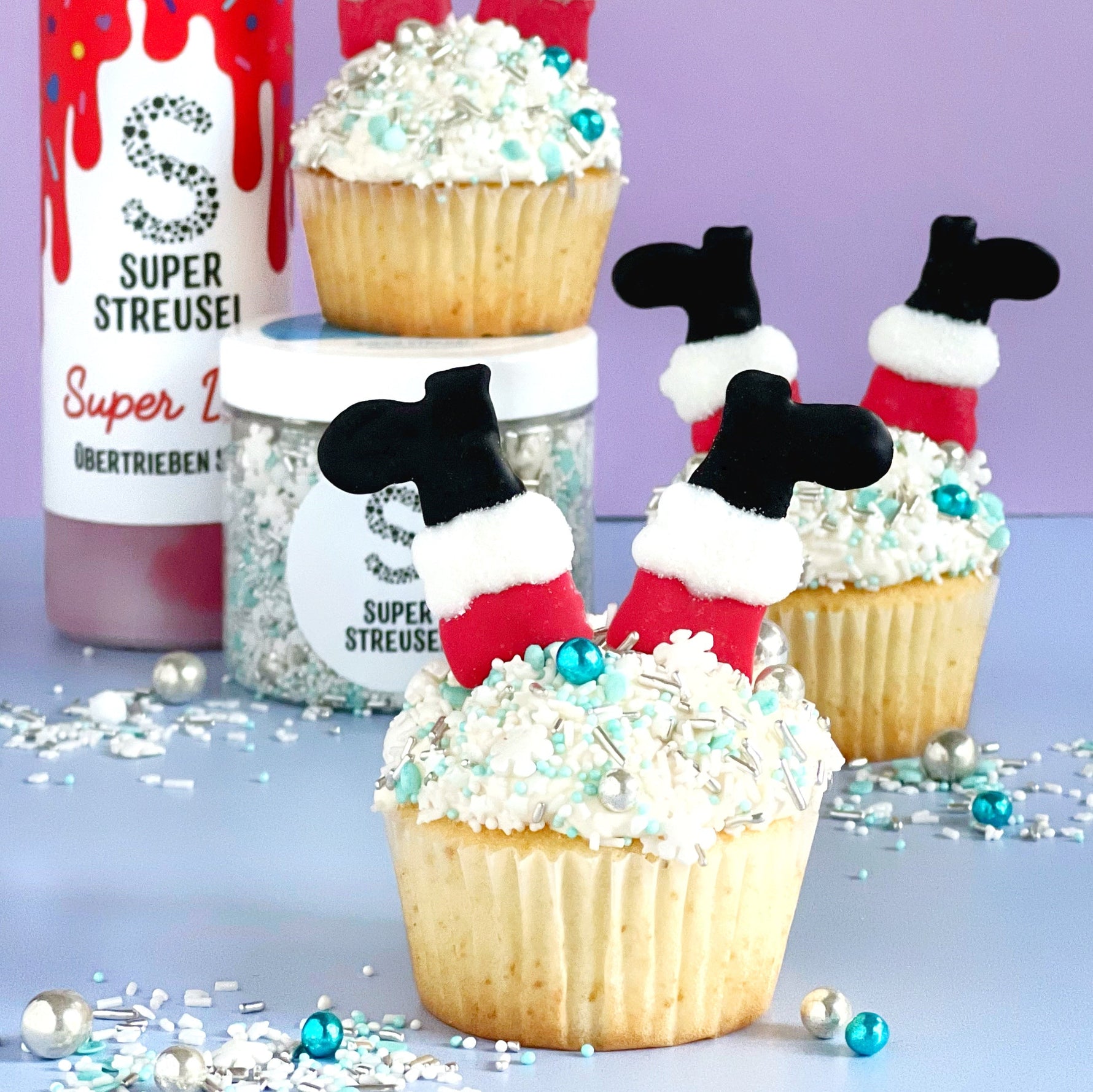 SantaImSchneehaufen - Cupcakes