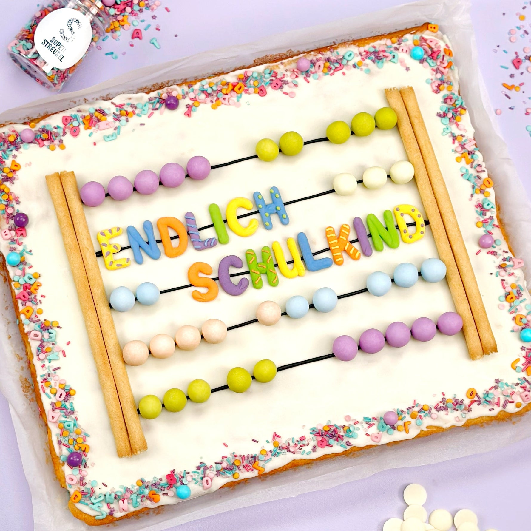 Abakus (Rechenschieber) Blechkuchen