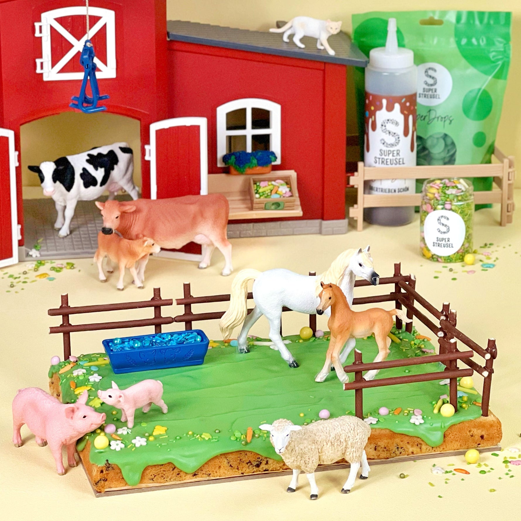 Schleich Bauernhof Kuchen