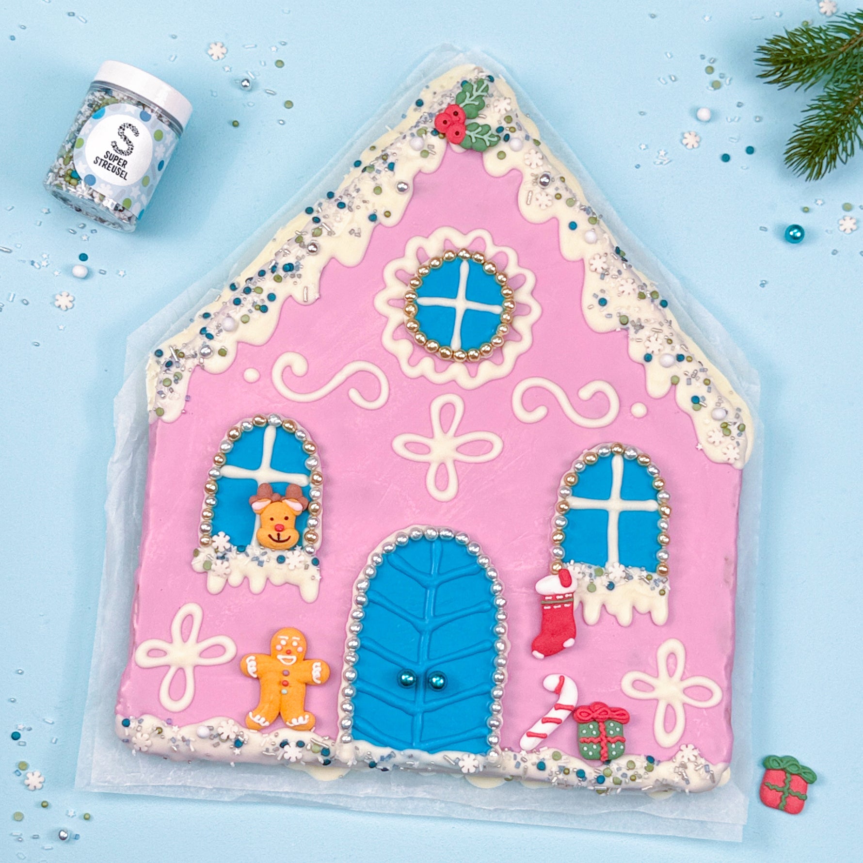 Lebkuchenhaus Blechkuchen