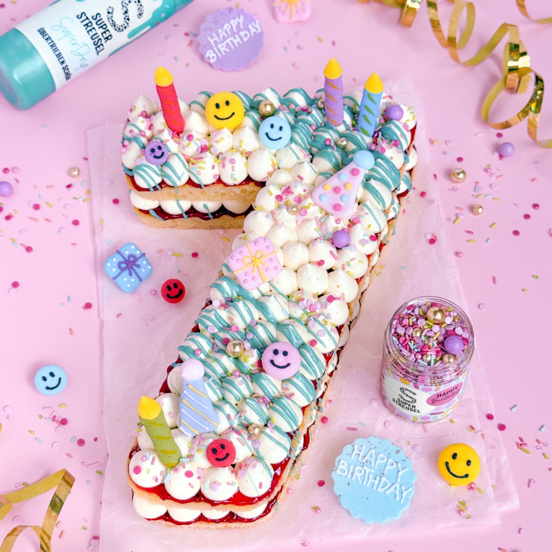 Number Cake “7” Jahre Super Streusel