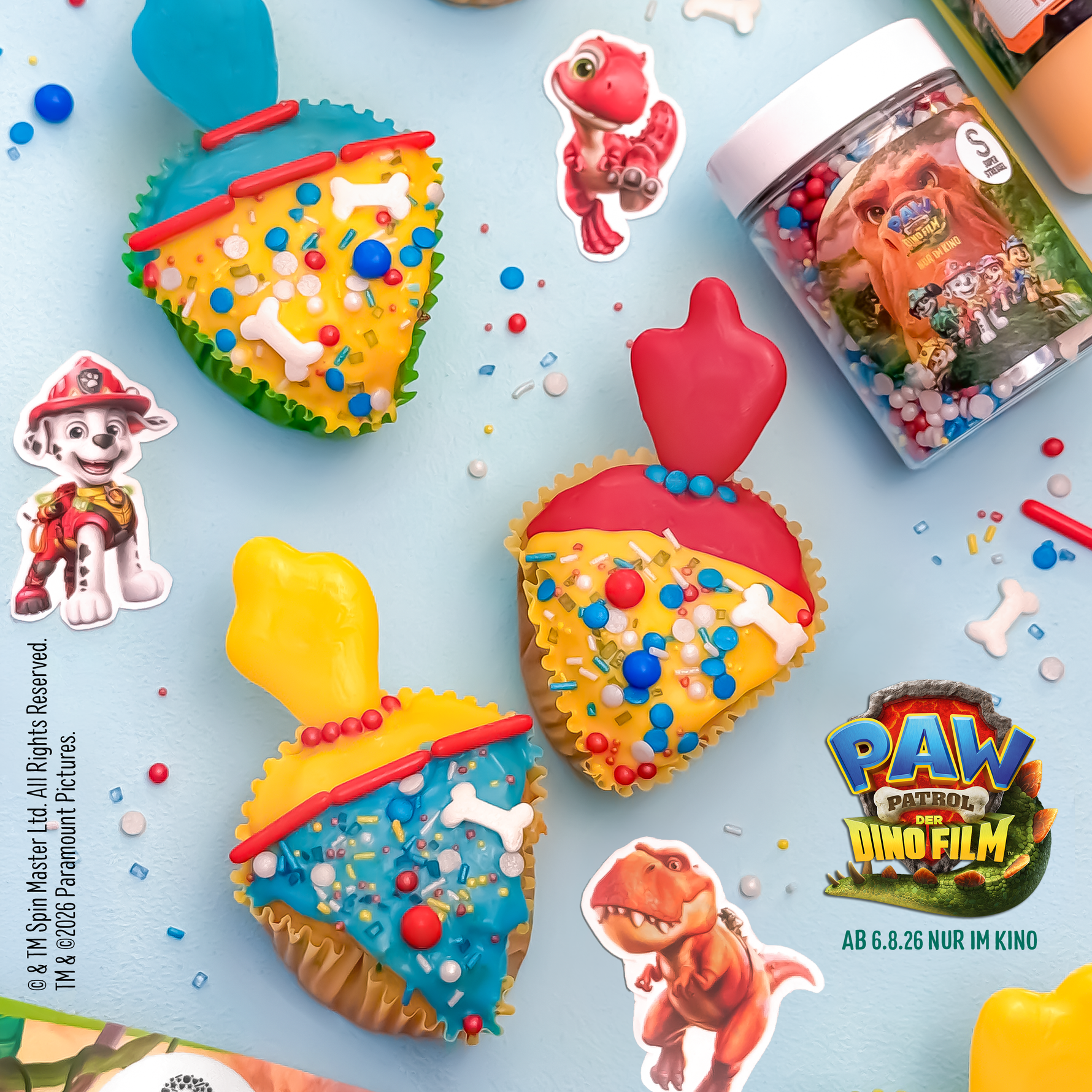 PAW Patrol: Der Dino Film Schultüten Muffins