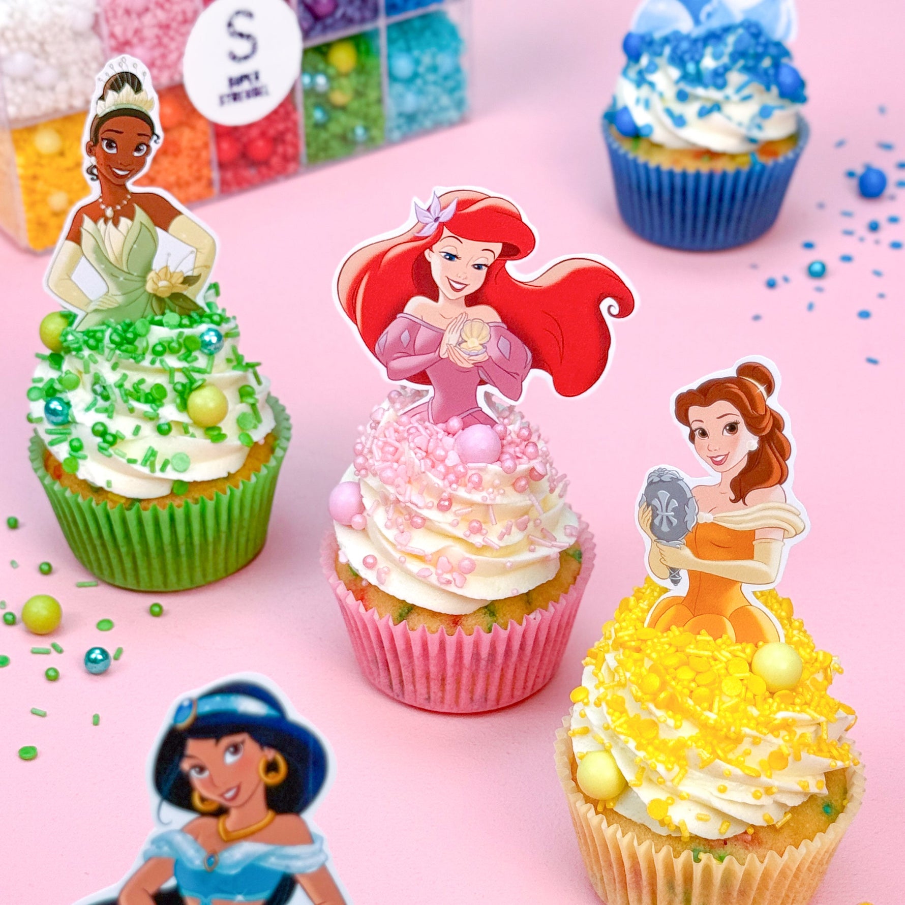 Disney Prinzessinnen Cupcakes