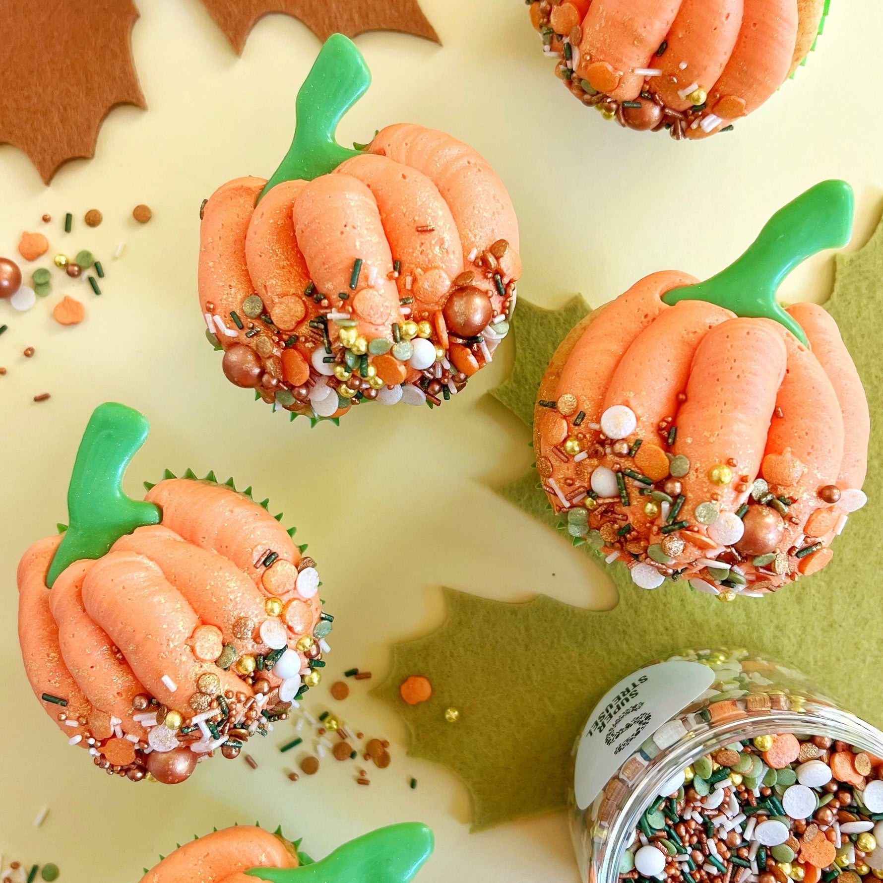 Kürbis Cupcakes