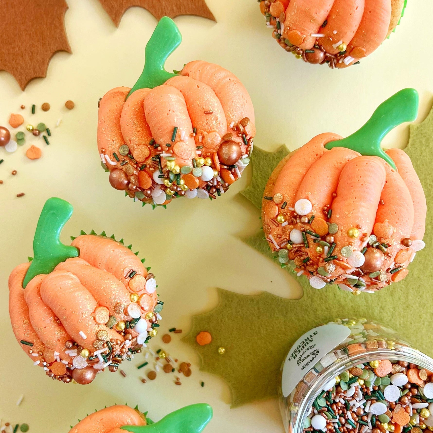 Kürbis Cupcakes