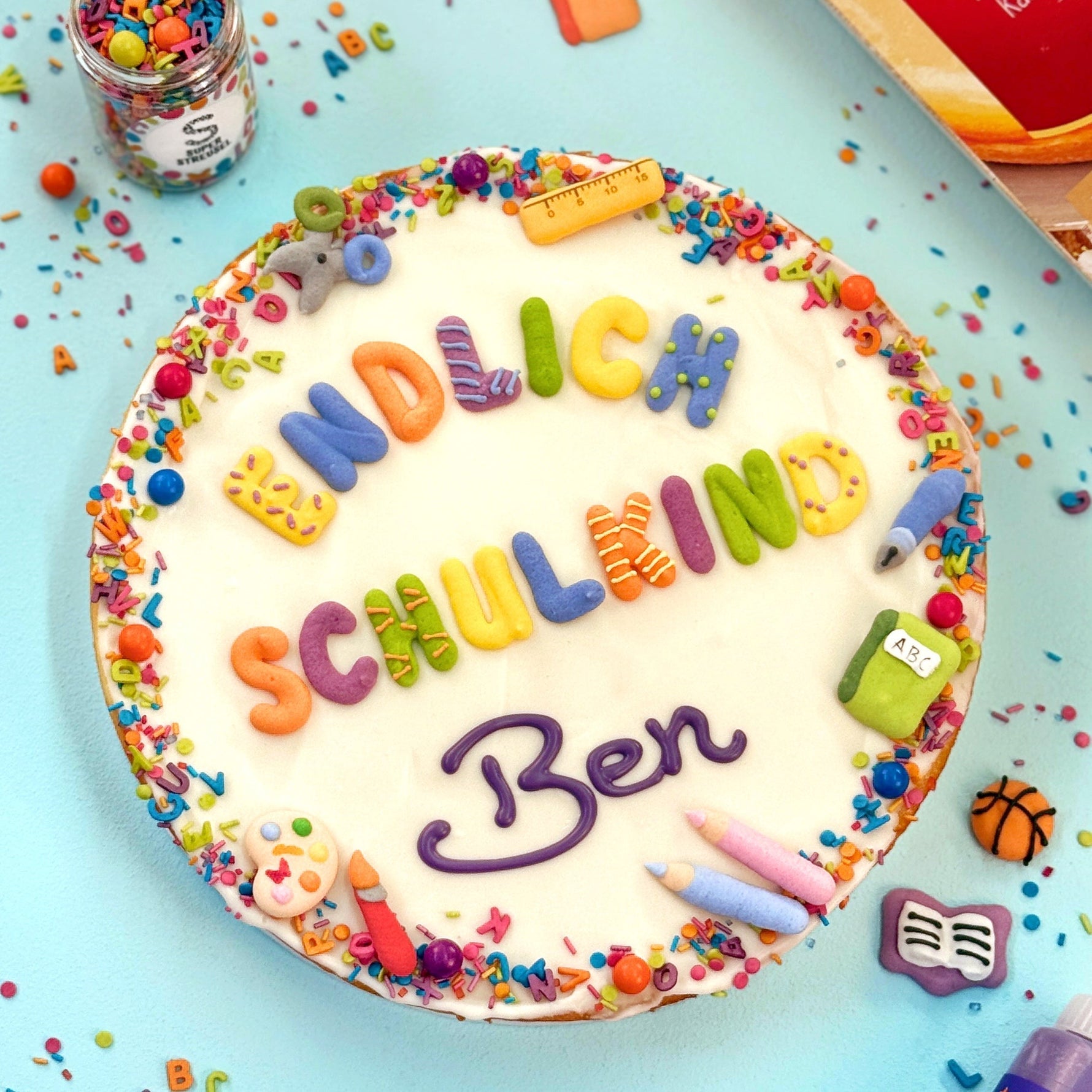 Schulkind Käsekuchen
