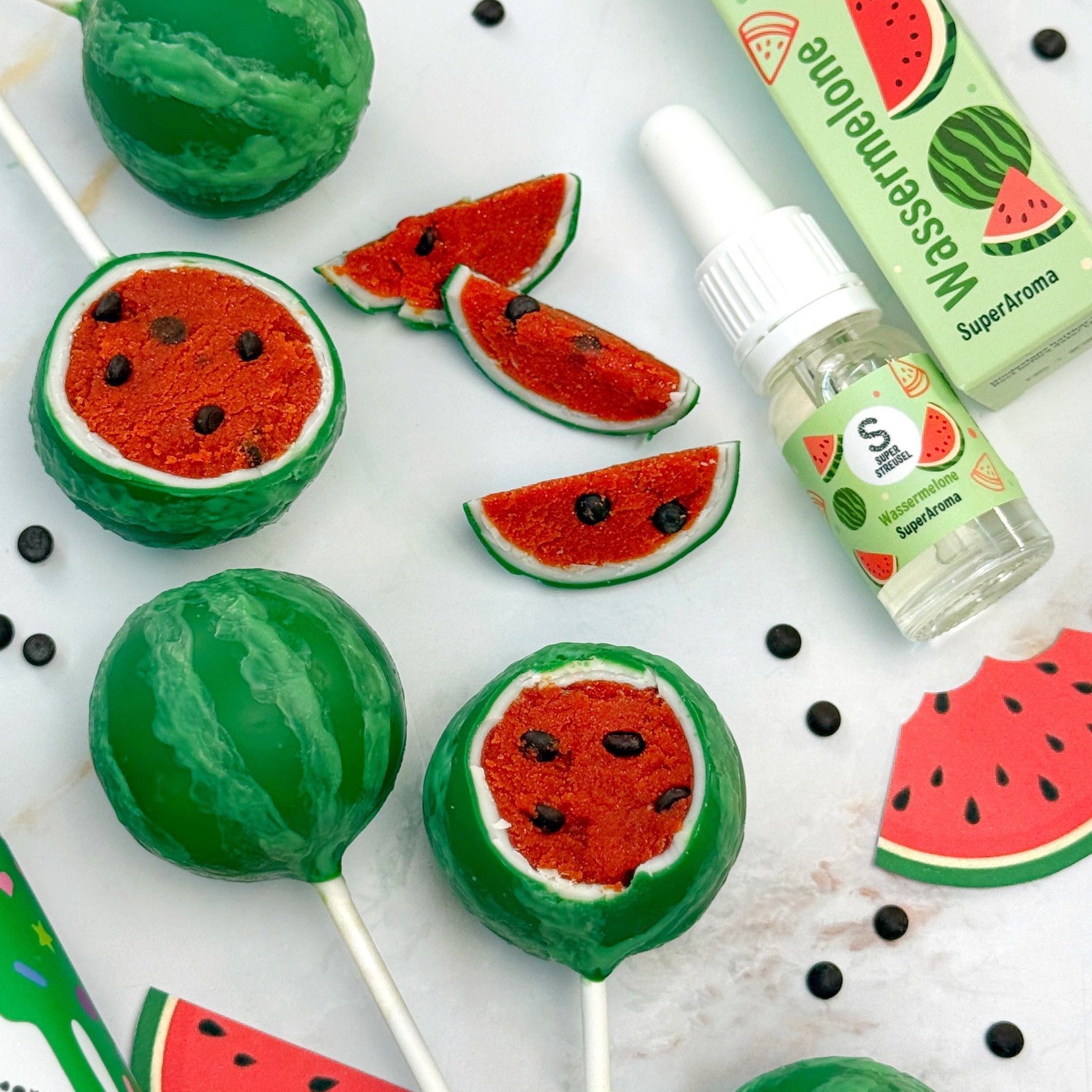 Wassermelone Cake Pops