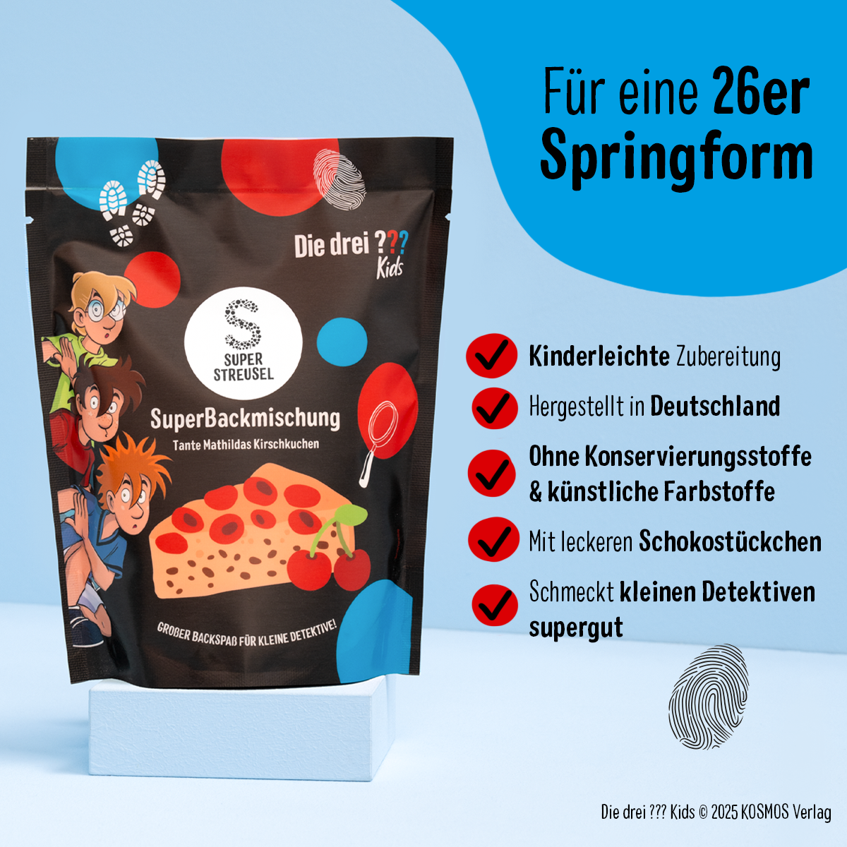 SuperBackmischung Tante Mathildas Kirschkuchen