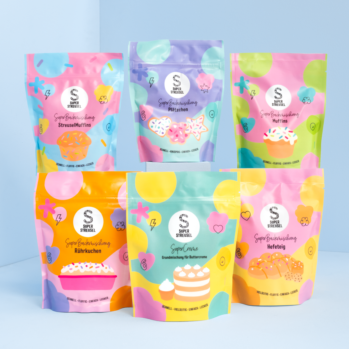 SuperBackmischungen 6er Set