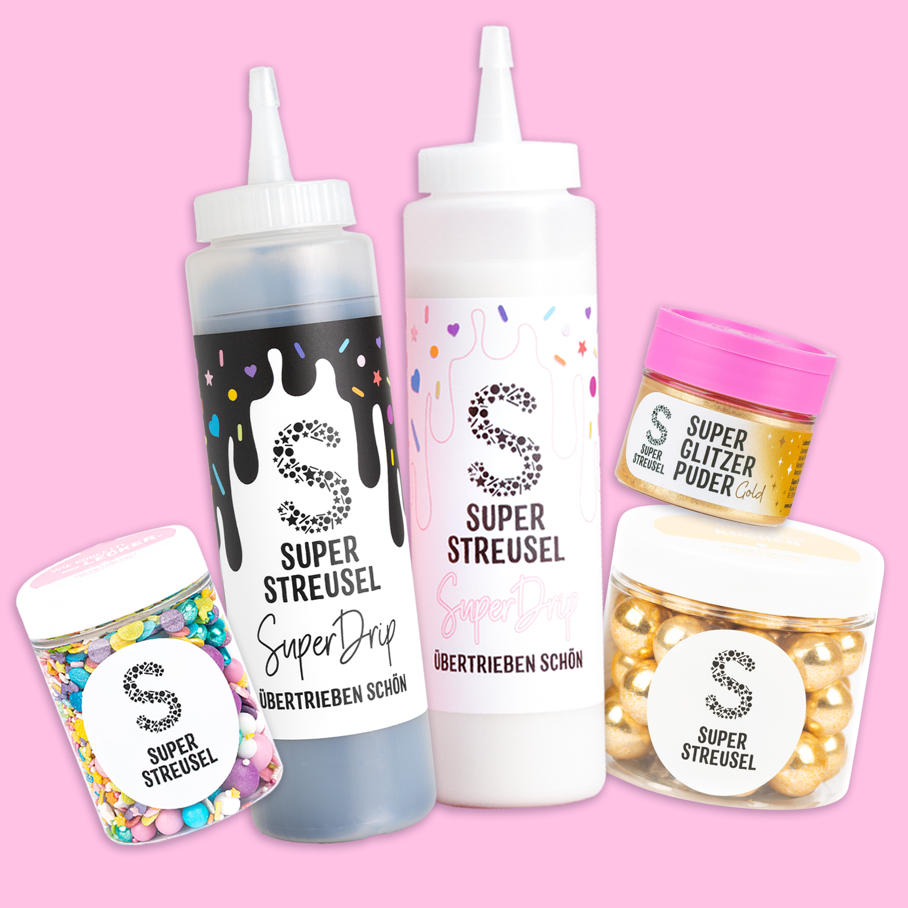 streusel aufbewahren XL BestsellerSet | Super Streusel | SuperDrip | Streusel | XL Knusperkugeln