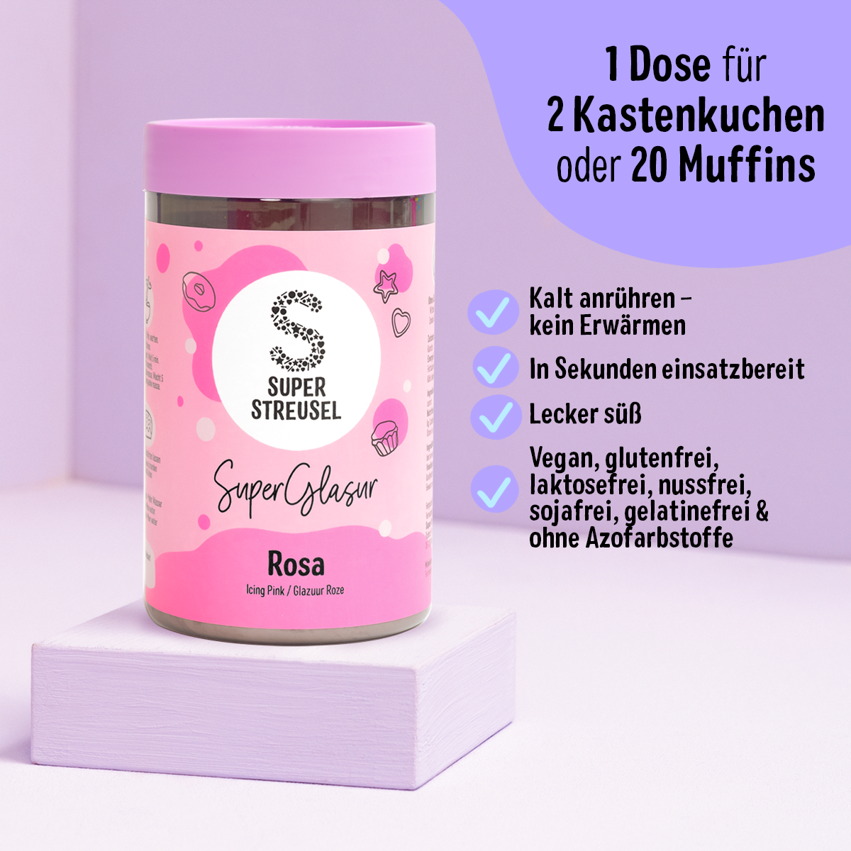 SuperGlasur Rosa