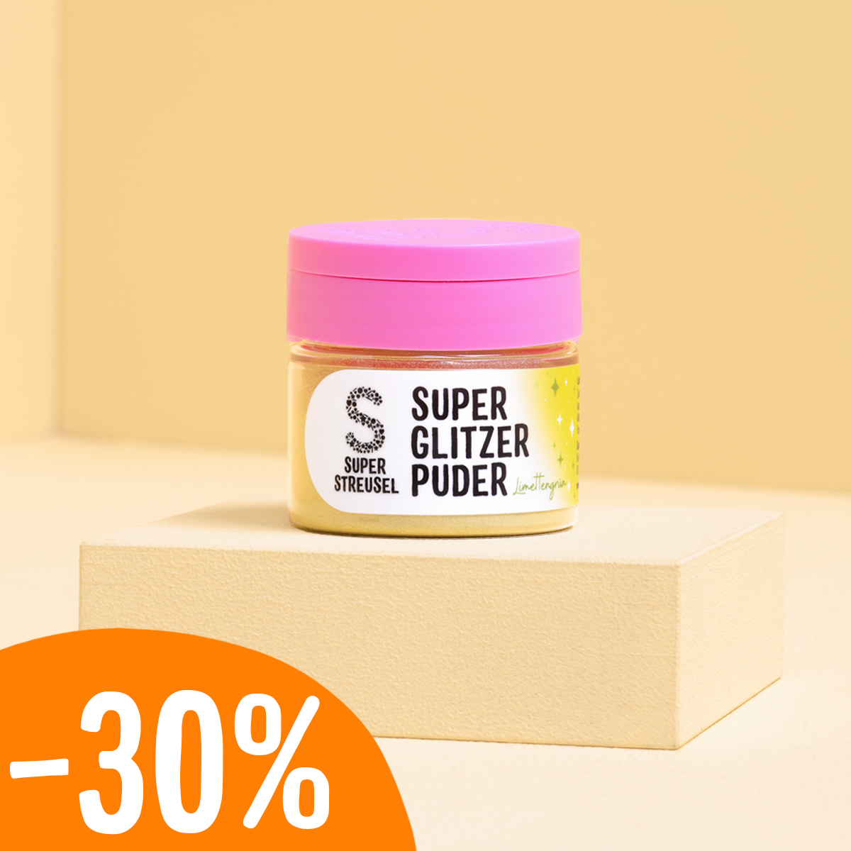 SuperGlitzerPuder Limettengrün - SuperWoche