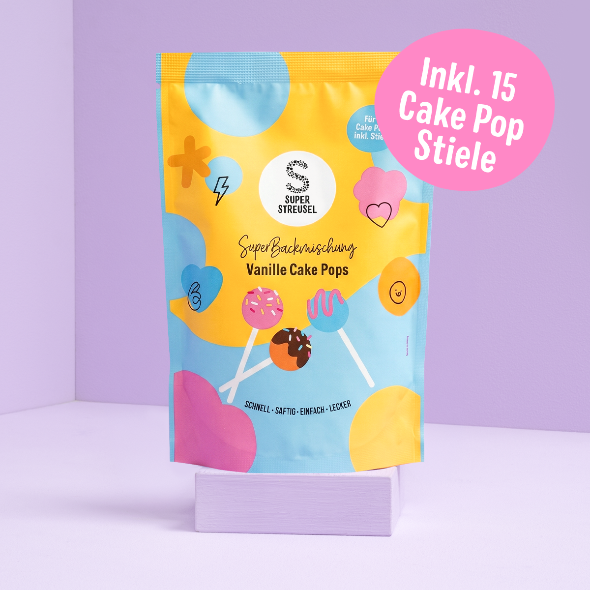 SuperBackmischung Vanille CakePops