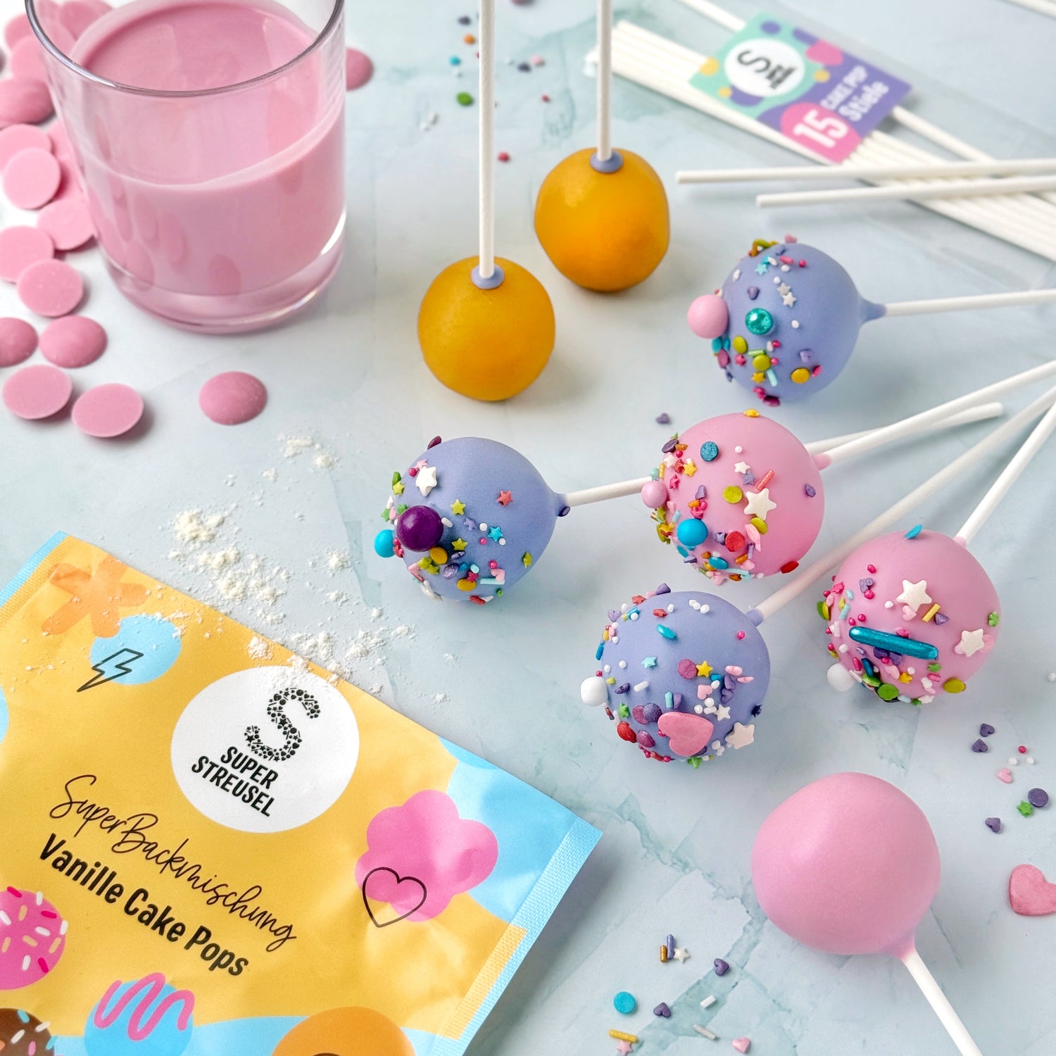 SuperBackmischung Vanille CakePops