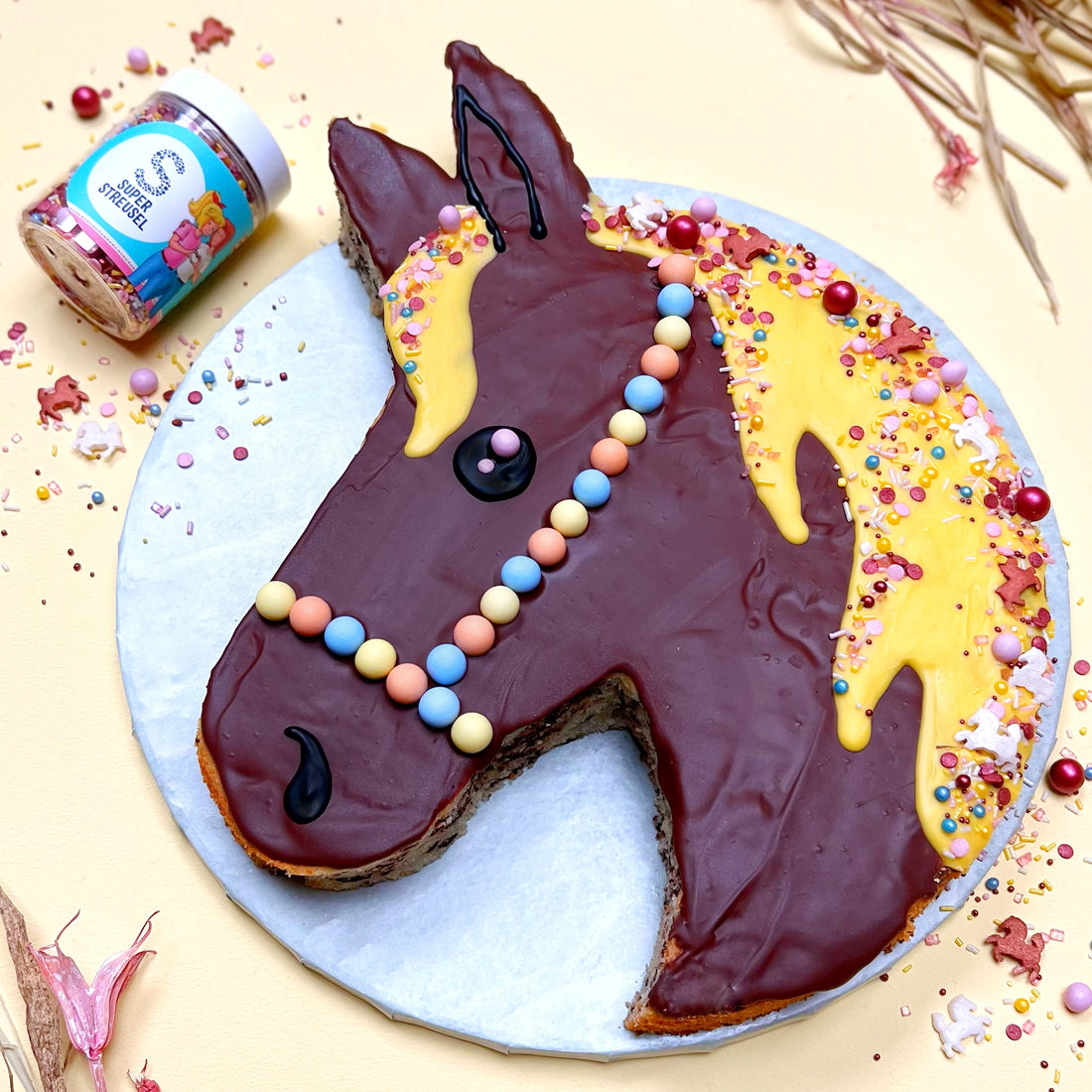  Pferde Kuchen – Super Streusel Bildidee 