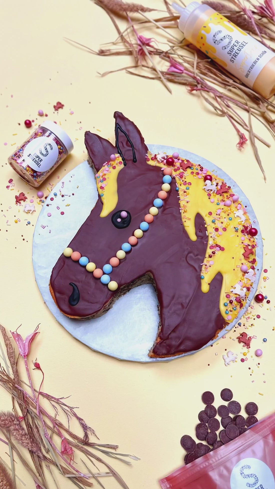  Pferde Kuchen – Super Streusel Bildidee 